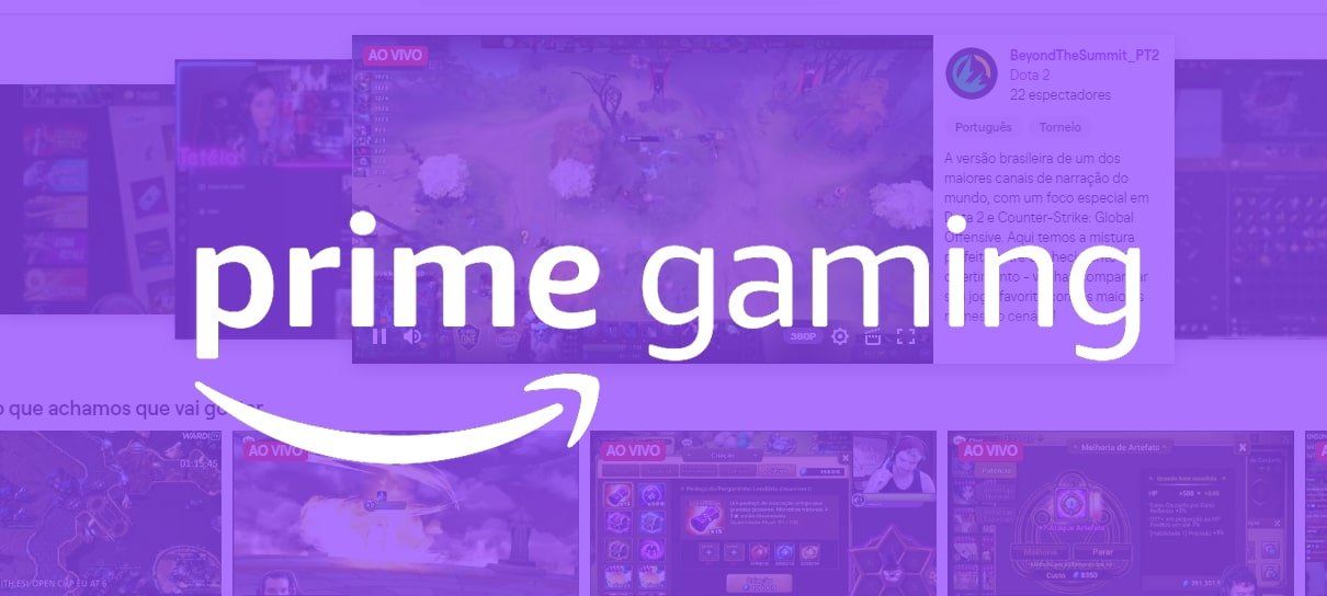 Twitch Prime agora é Prime Gaming;  promete novos benefícios